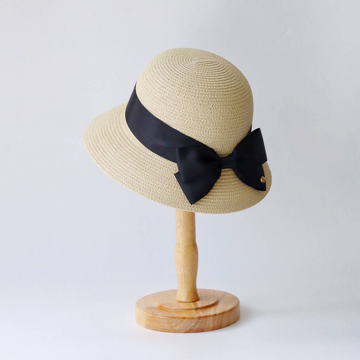 Summer new bow straw hat for women_CWAH3469
