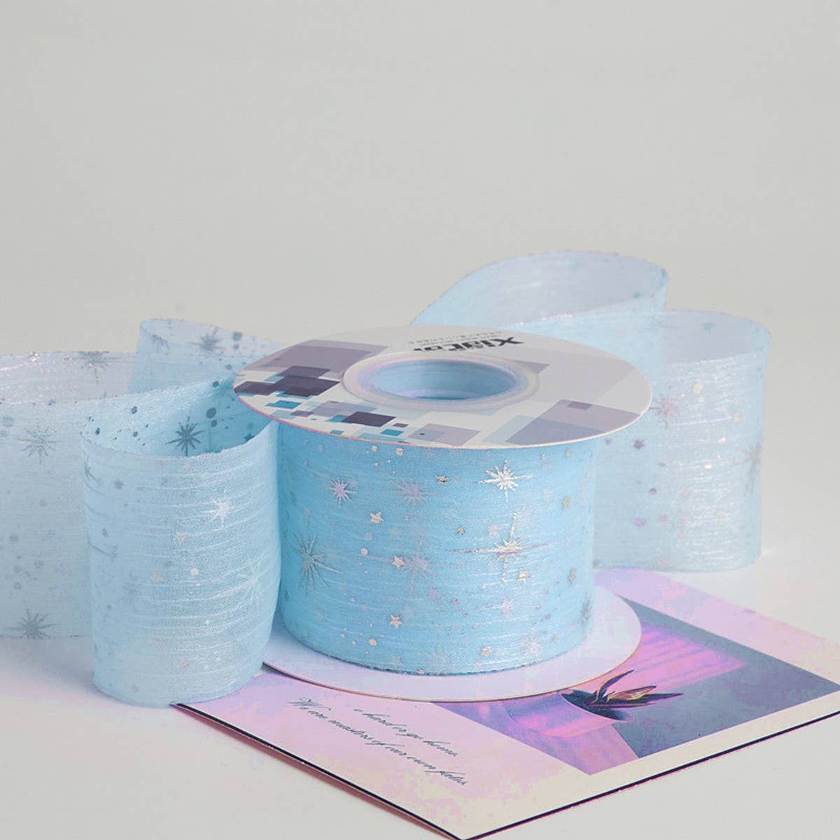 STARRY SKY PLEATED YARN HANDMADE DIY RIBBON_CWMM5760