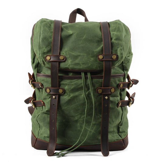 Men¡¯s Waterproof Canvas Travel Backpack_CWAB5539