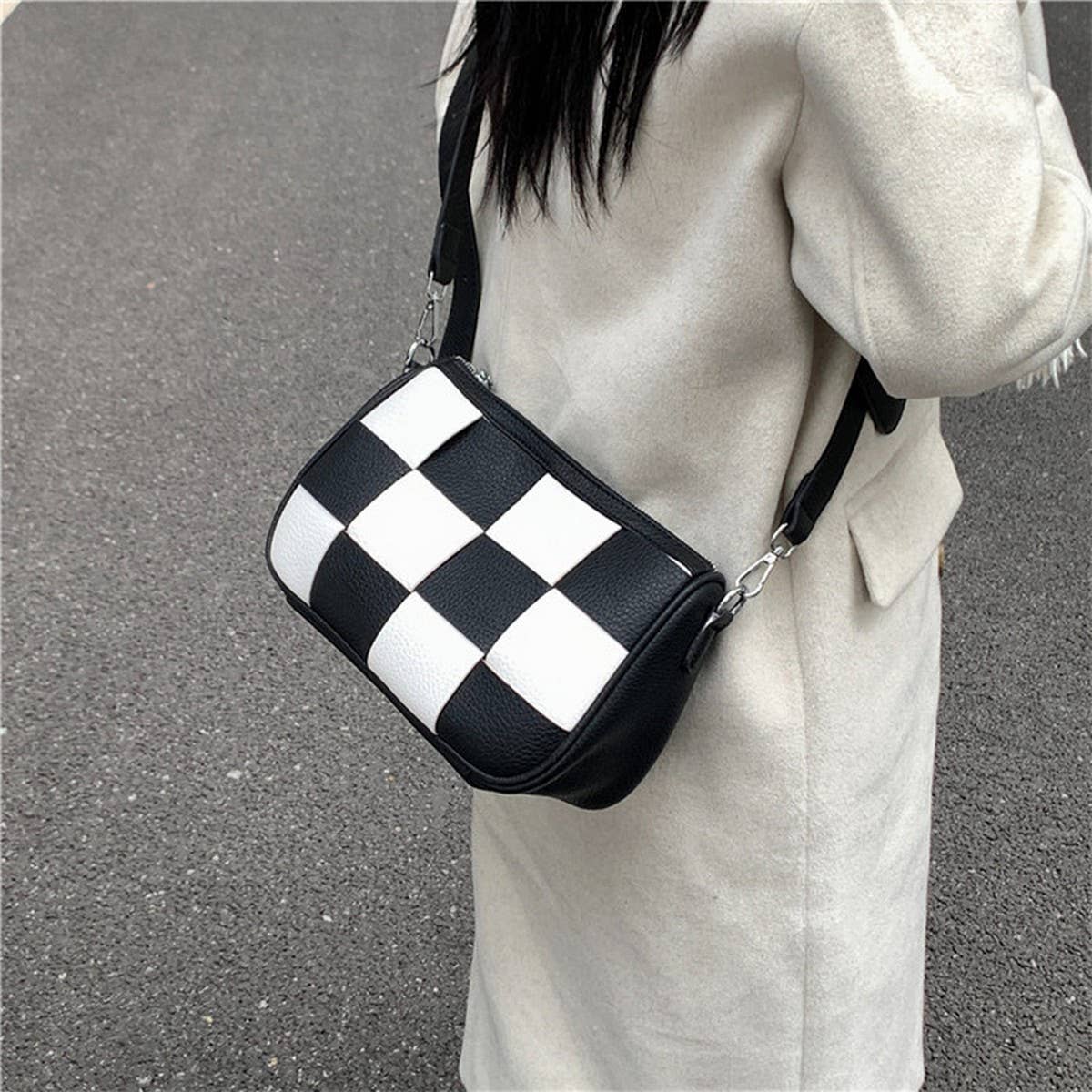 FASHION COLOR MATCHING PORTABLE UNDERARM BAG_CWAB2686