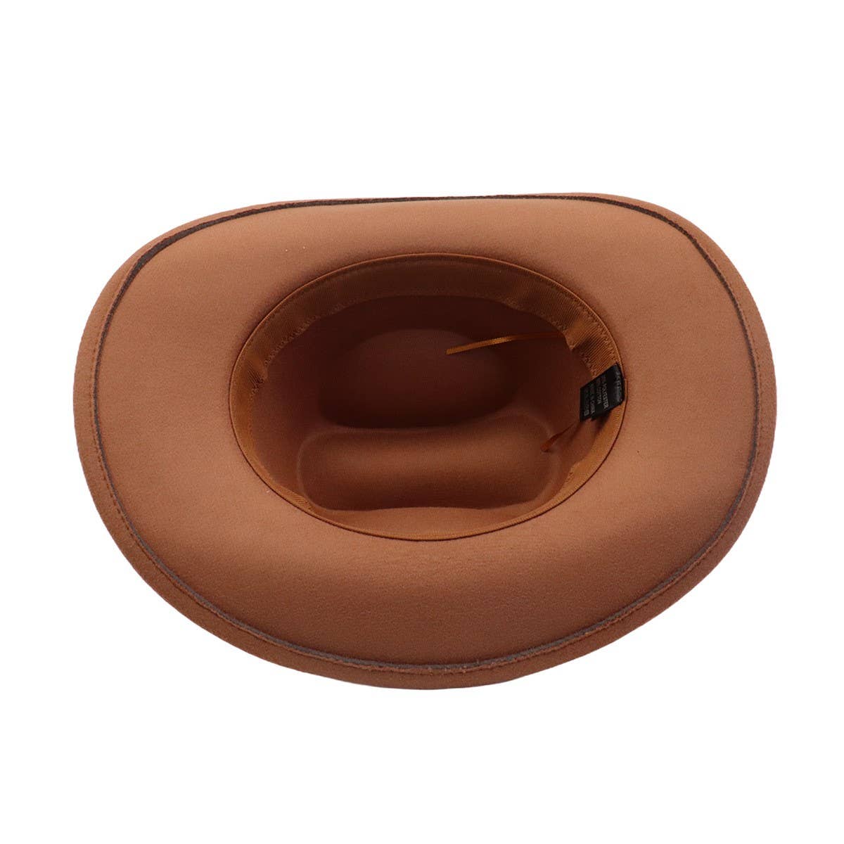 Men & Women Wool Cowboy Fedora Hat Ethnic Style_CWAH04498