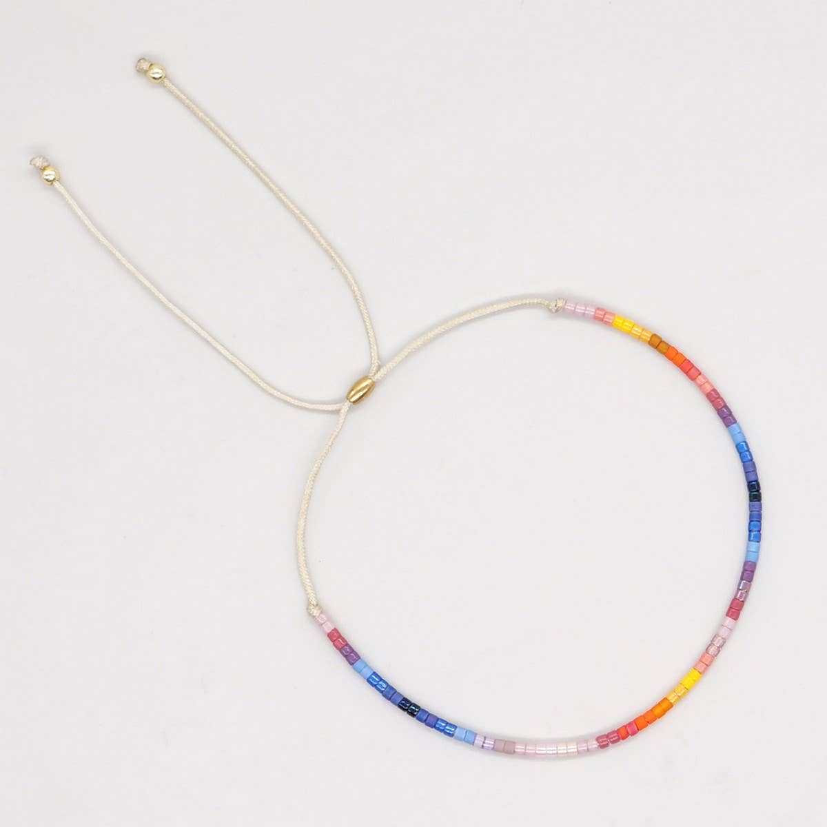 SIMPLE STYLE COLORFUL MILLET BEAD BRACELET_CWAB4637