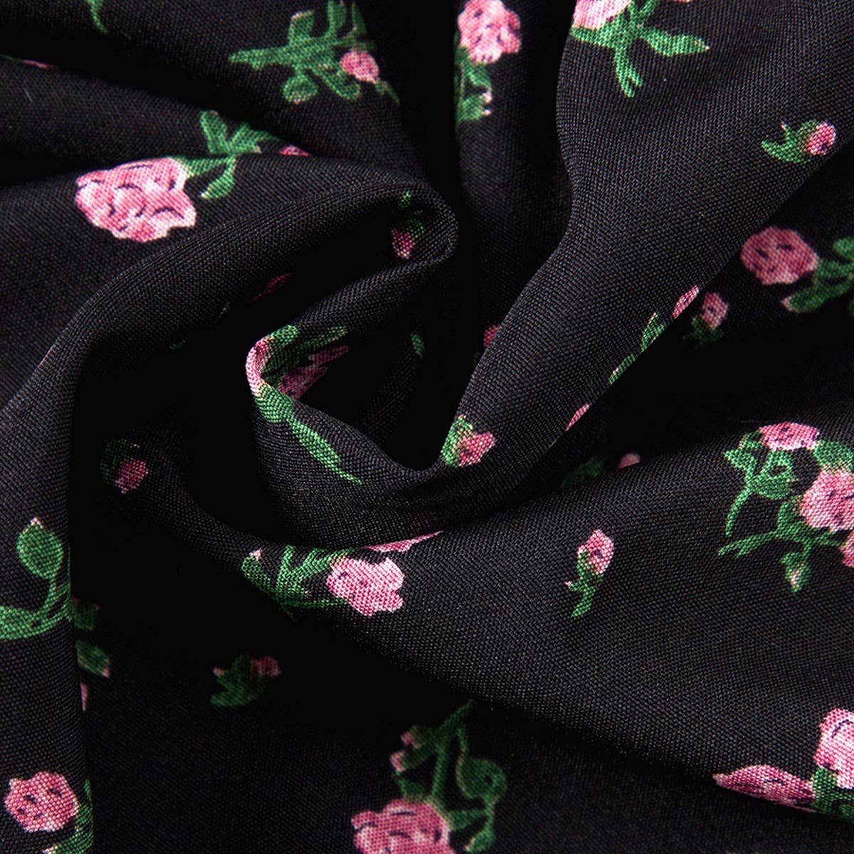 COTTON SKIRT HIGH WAIST ELASTIC TIE LONG SKIRT_CWAB4806