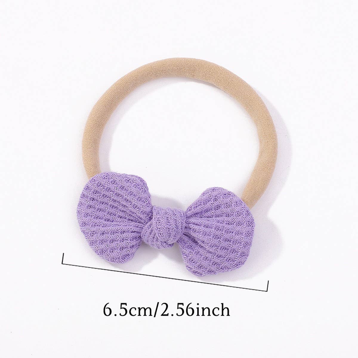 Waffle Bow Baby Headband Set ? Solid Colors