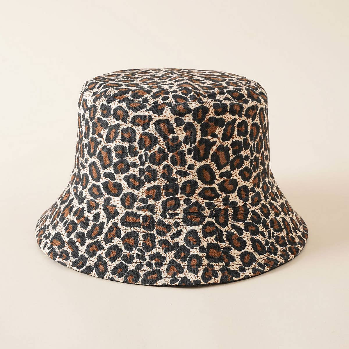 FASHION NICHE LEOPARD PRINT BUCKET HAT_CWAH1392