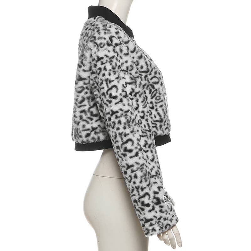 SOLID COLOR STREET FASHION LAPEL FLEECE JACKET