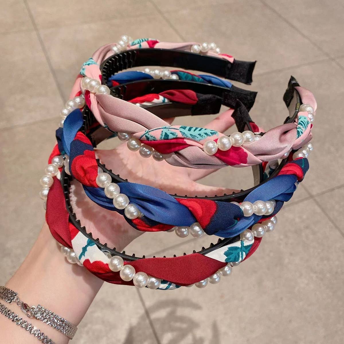 2024 NEW PEARL FLOWER HAND-WOVEN HEADBAND_CWAHA1704