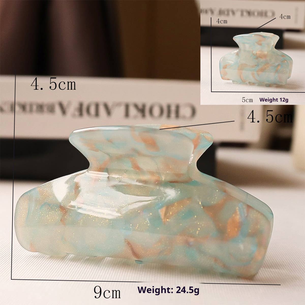 Galaxy Gradient Hair Claw - Acetate Summer Clip