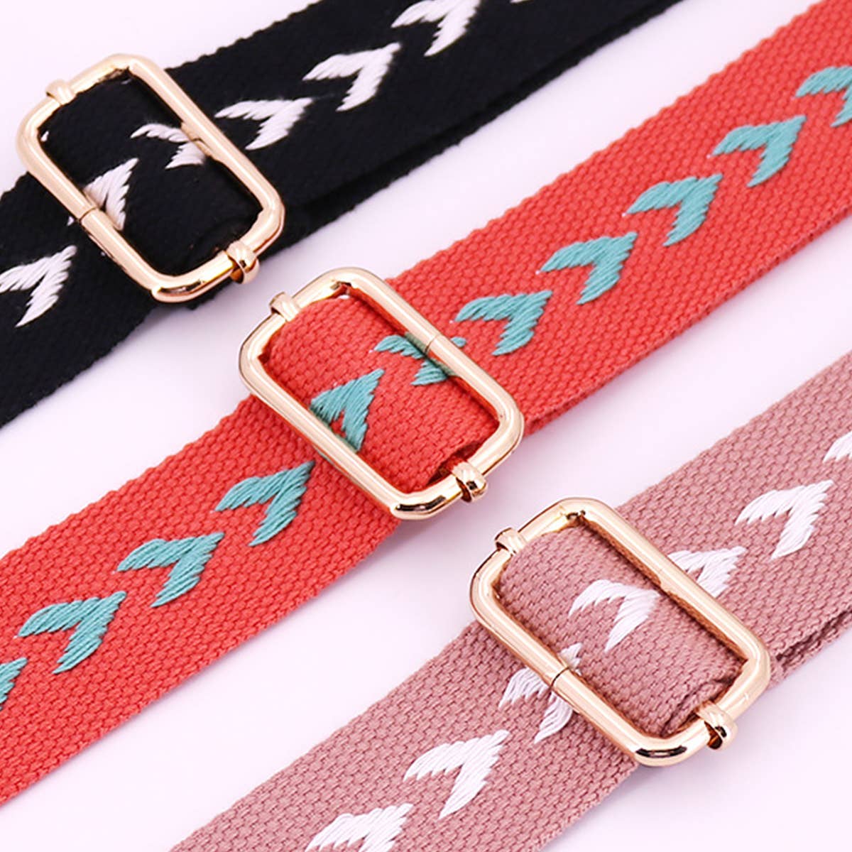 WOMEN STRIPE WIDENING BAG STRAP