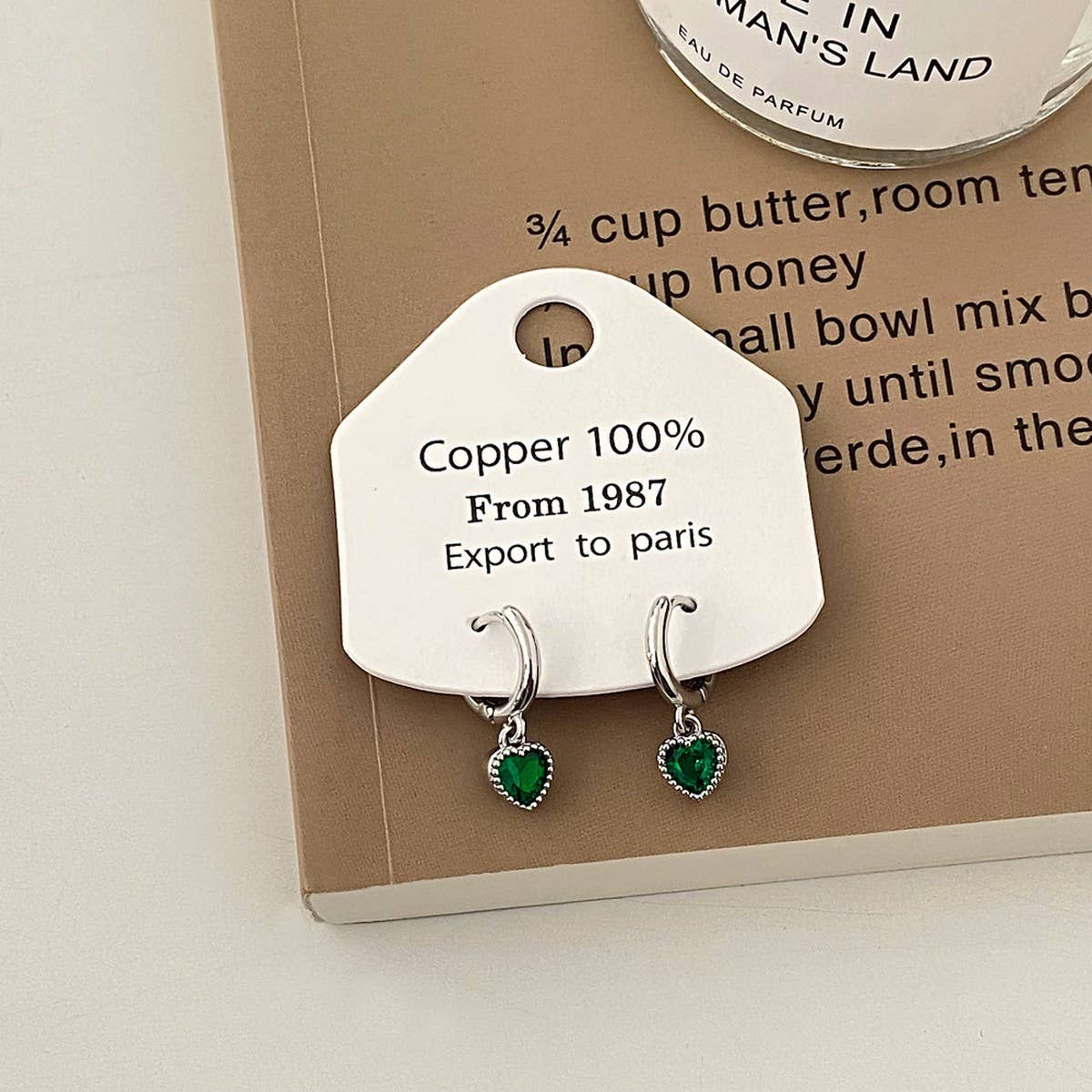 VALENTINE'S DAY ZIRCON HEART PENDANT EARRINGS