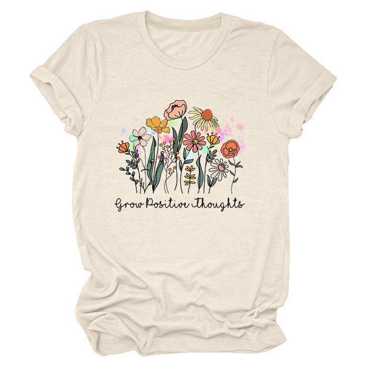 Women??¢s Casual Crew Neck T-Shirt, Soft Fit_CWTTS1488