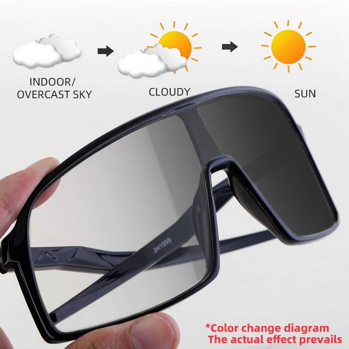 OUTDOOR CYCLING ONE-PIECE COLOR CHANGINGSUNGLASSES_CWASG0656