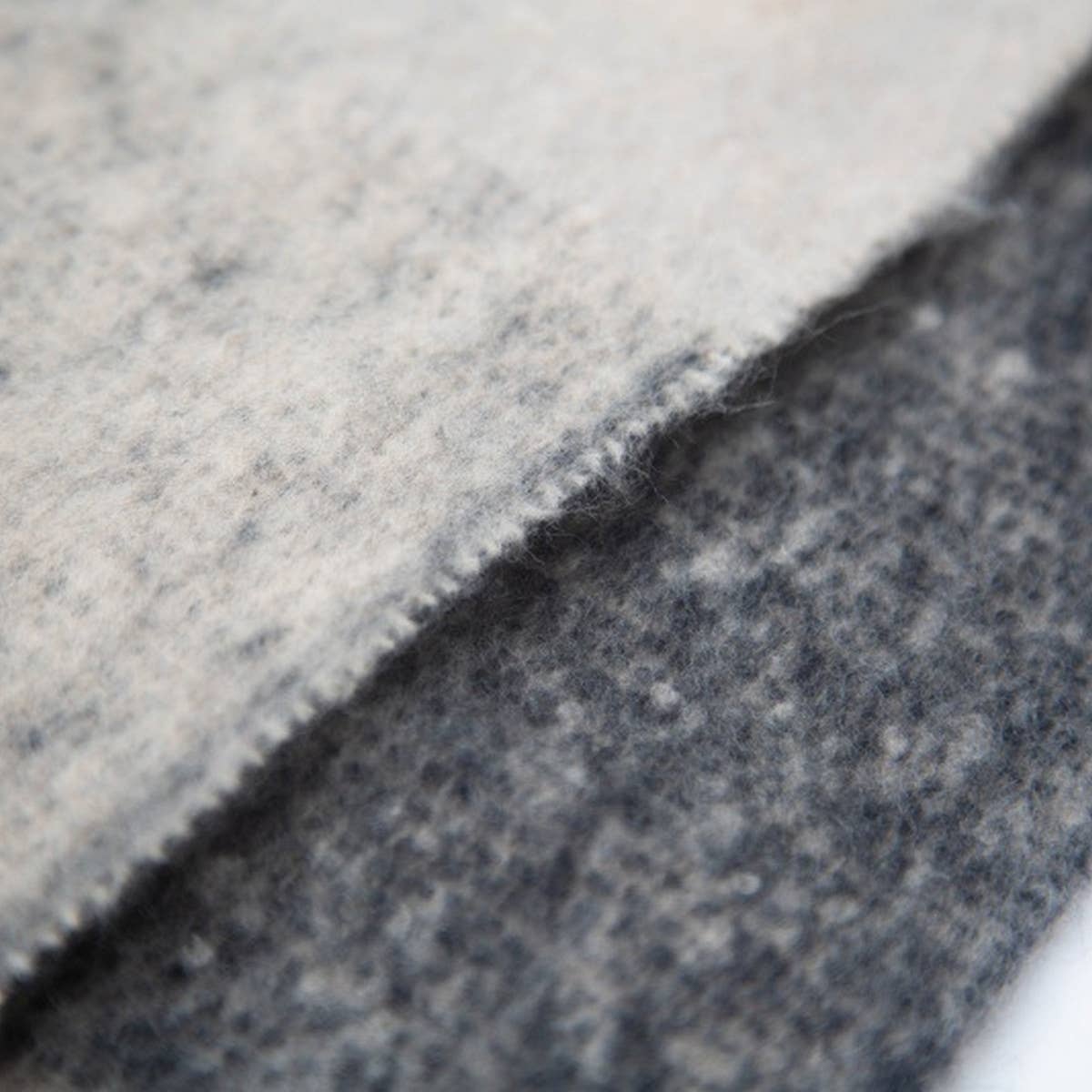 Letter Jacquard Scarf ? Winter Short Fringe Wrap