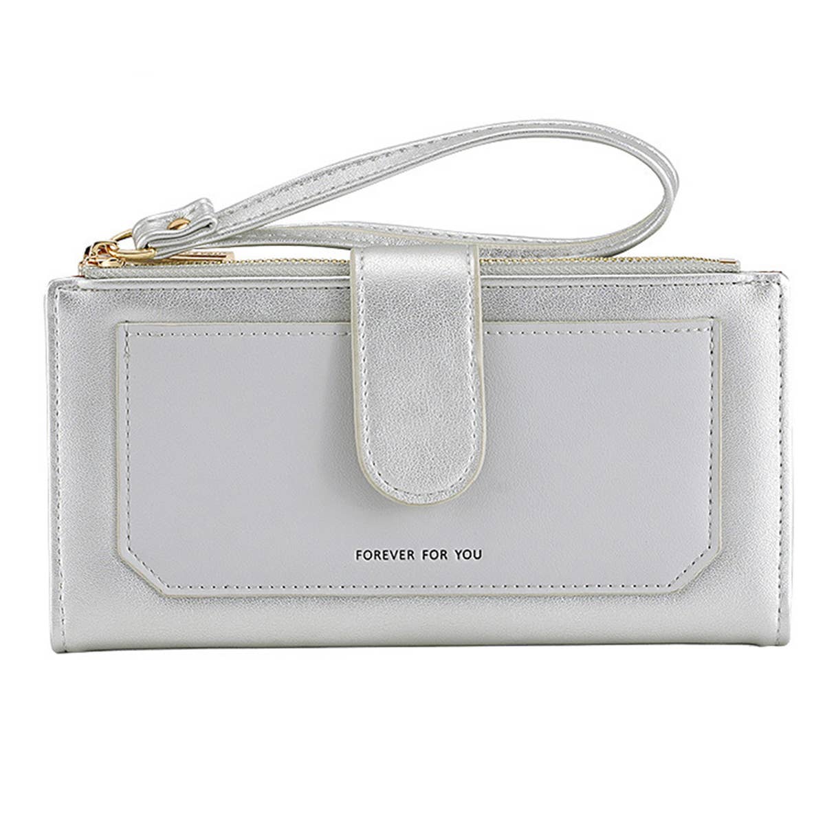 WOMEN FASHION MAGNETIC BUCKLE PRINTED WALLET_CWAB1255