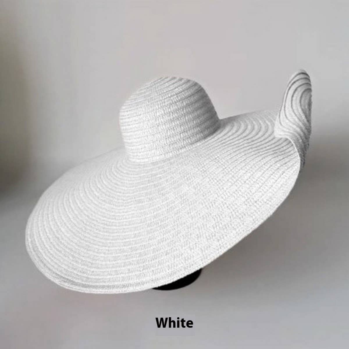 Summer oversized brim straw hat for women_CWAH3399