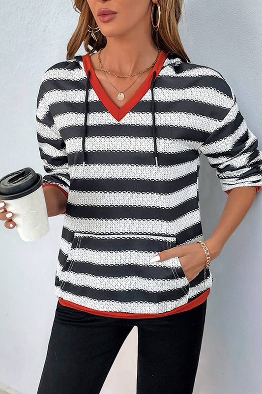 CWOHOL1108_NEW AUTUMN HOODED CASUAL ALL-MATCH SWEATSHIRT