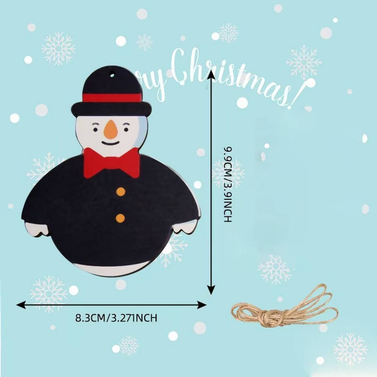 CWMM9156_WOODEN CHRISTMAS CARVING CREATIVE ORNAMENTS