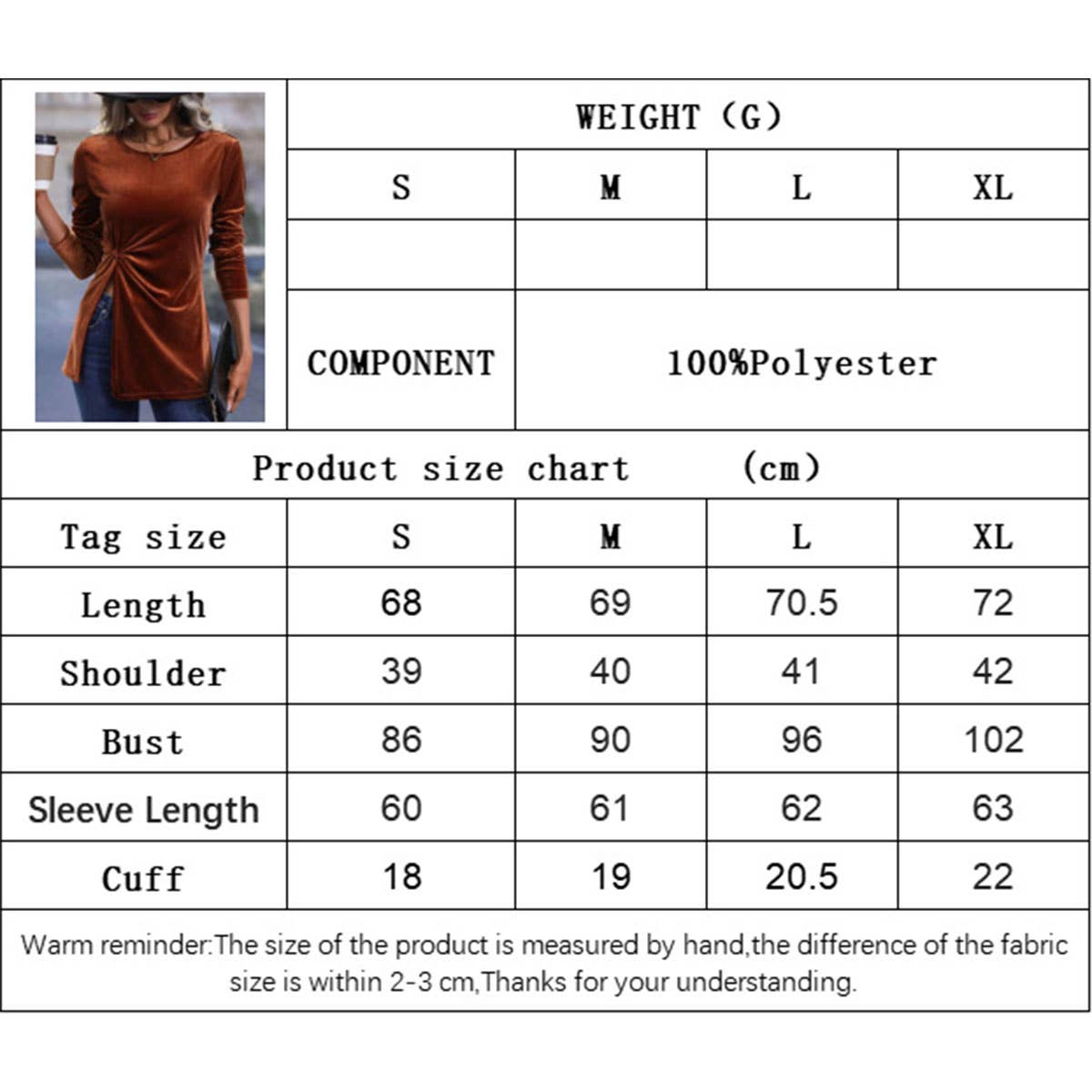 IRREGULAR SPLIT TEMPERAMENT SEXY VELVET TOP