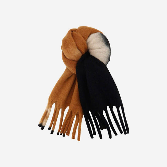 Thick Gradient Mohair Scarf - Stylish Winter Wrap