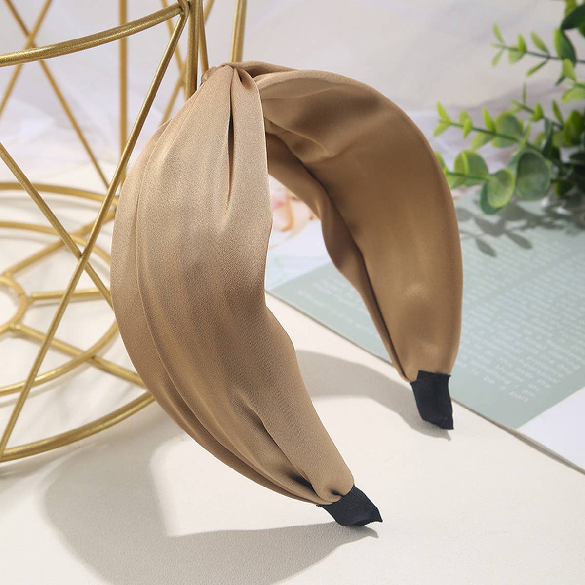 RETRO SOLID COLOR HIGH SKULL HEADBAND_CWAHA1685