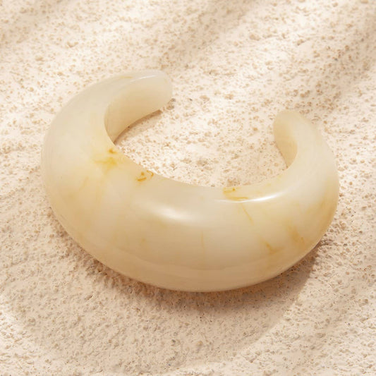 FASHIONABLE MULTI-COLOR CURVED TEXTURE BRACELET