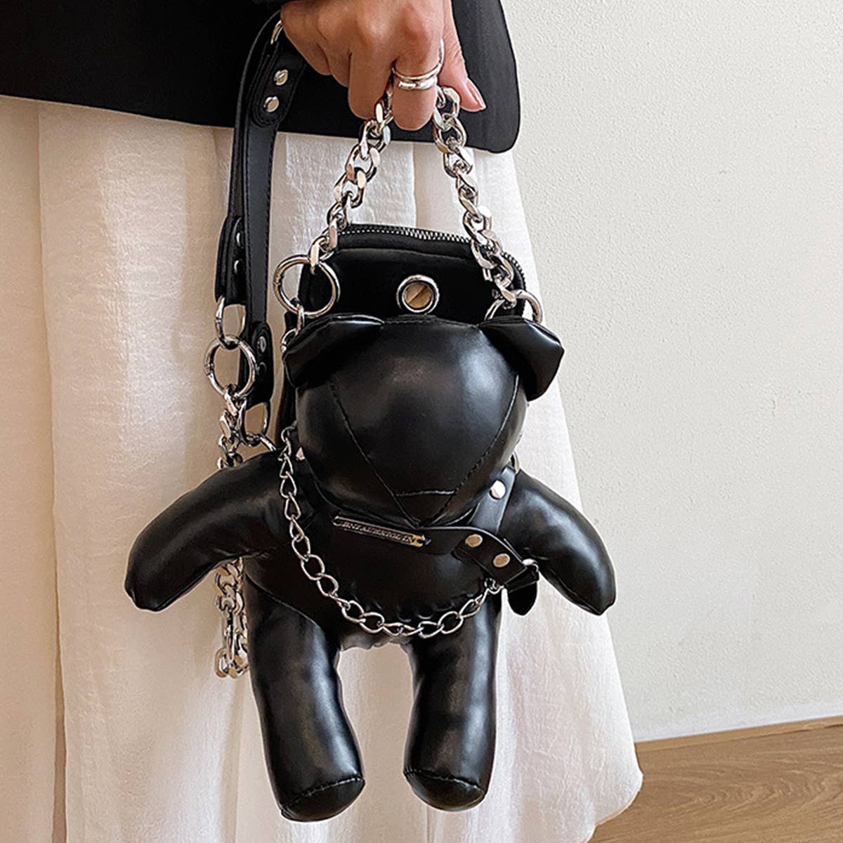 FASHION CUTE BEAR ONE-SHOULDER CHAIN BAG_CWAB0988