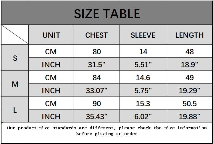 Fitted U-neck crop top short-sleeved T-shirt