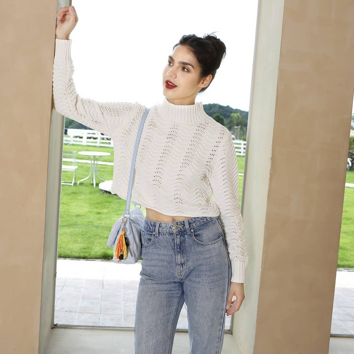 HAND-WOVEN CREATIVE WHEAT EARS KEYCHAIN