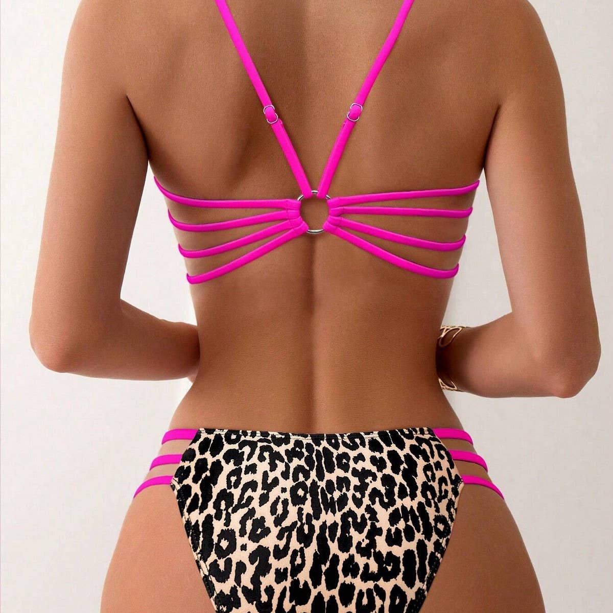 LEOPARD PRINT BIKINI SET - SEXY SWIMSUIT