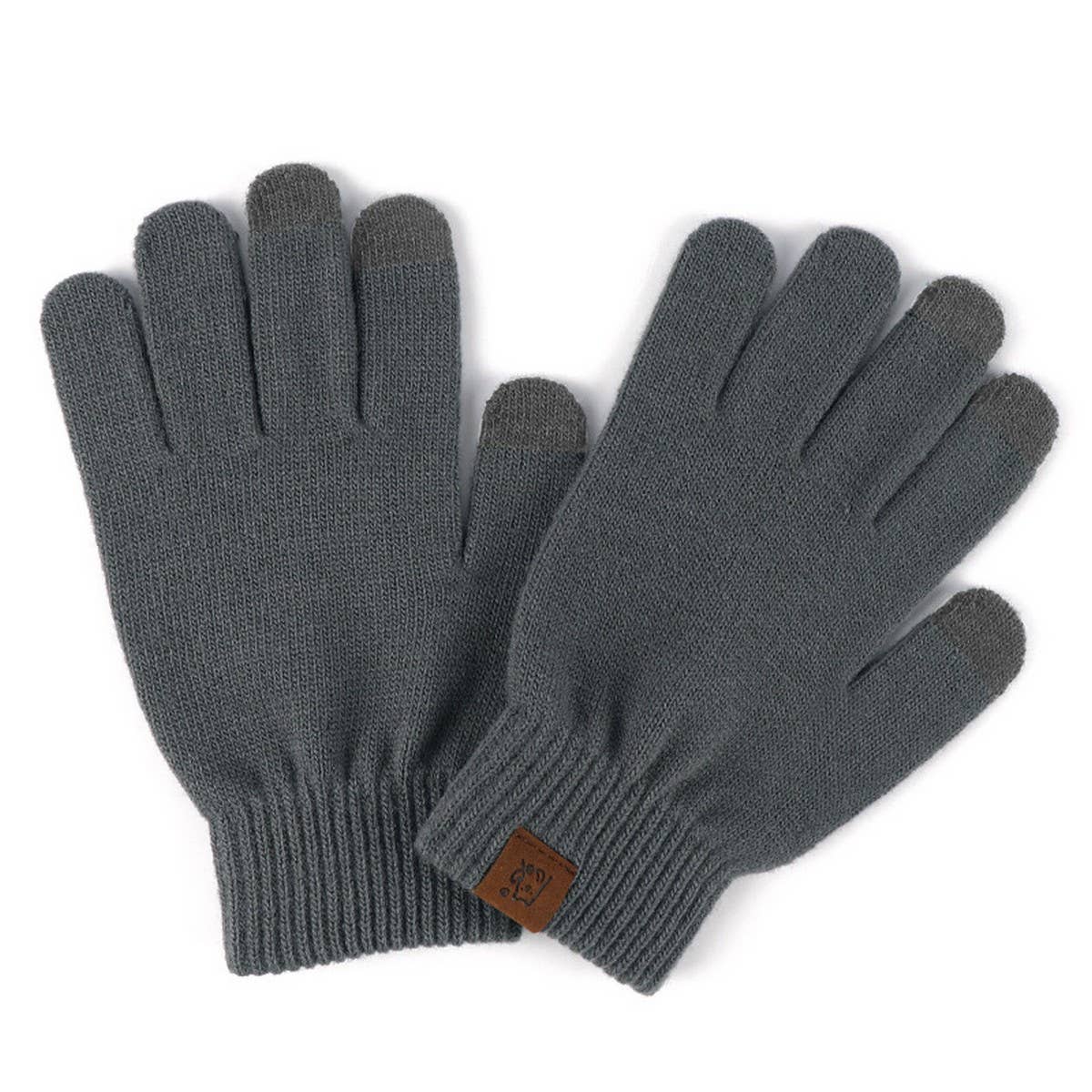 WINTER CANDY-COLORED WARM FIVE-FINGER GLOVES_CWAG0393