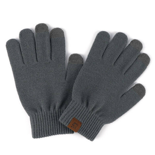 WINTER CANDY-COLORED WARM FIVE-FINGER GLOVES_CWAG0393