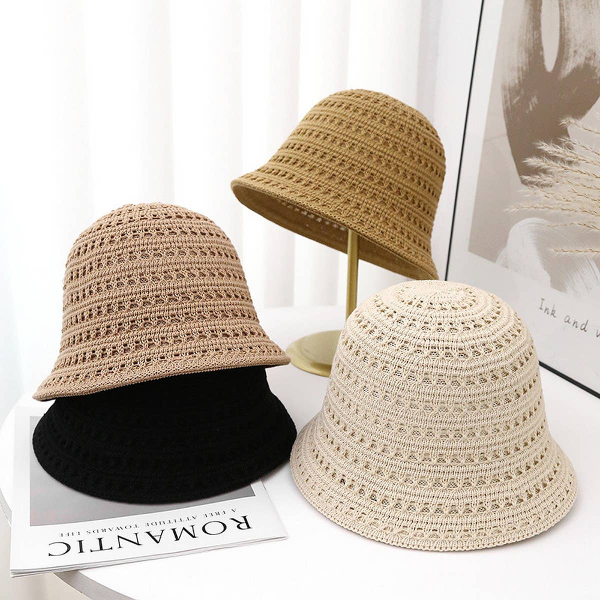 OUTDOOR HOLLOW BUCKET HAT_CWAB2843