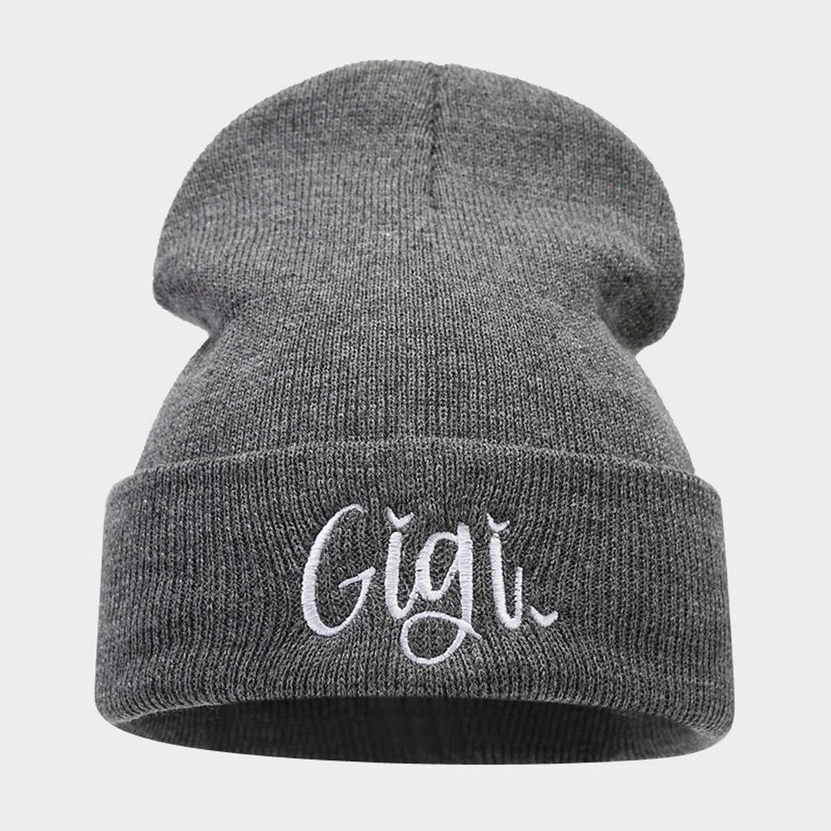 FASHIONABLE LETTER EMBROIDERY CASUAL KNITTED HAT_CWAH2118