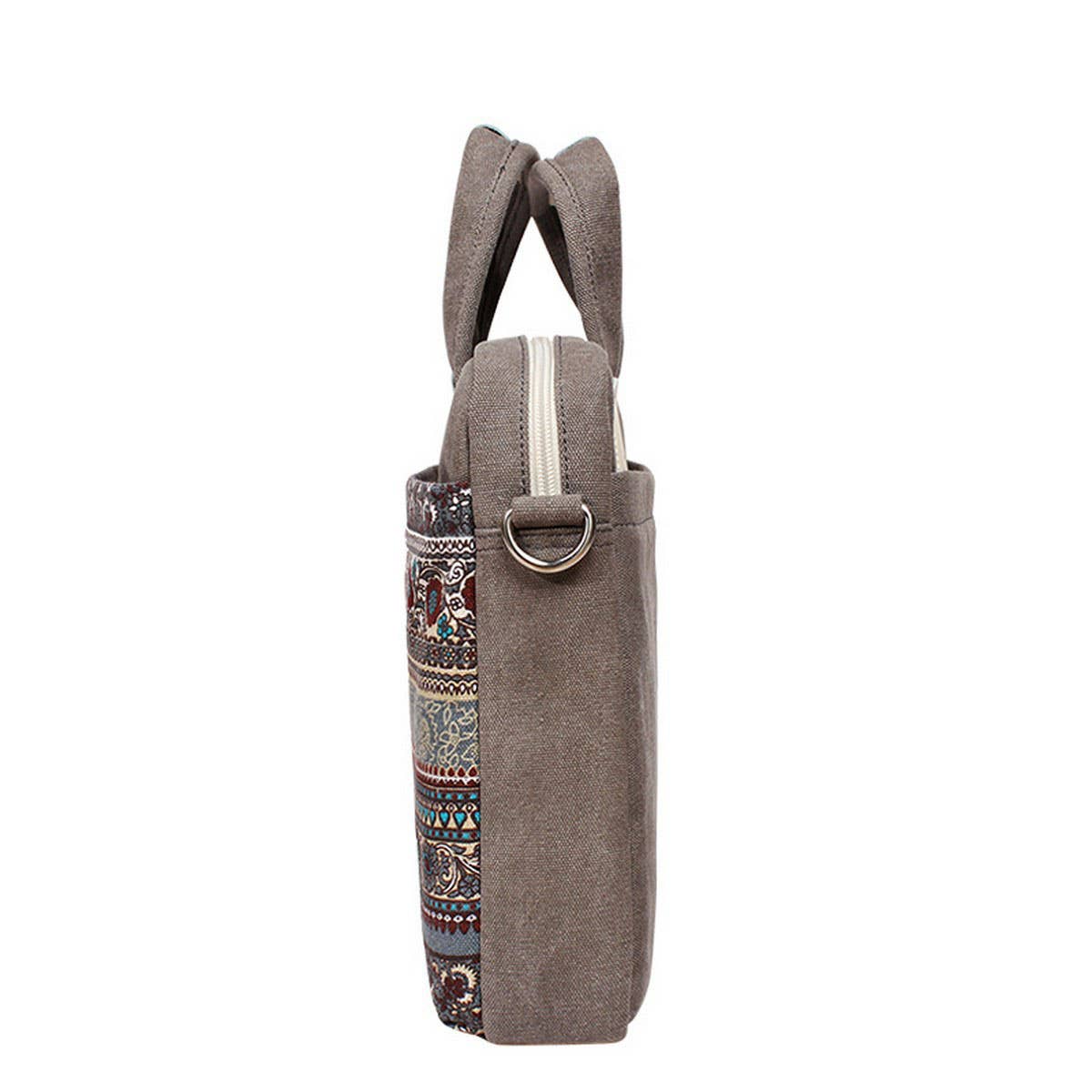 NEW ETHNIC PRINT CANVAS LAPTOP BAG_CWAB3320