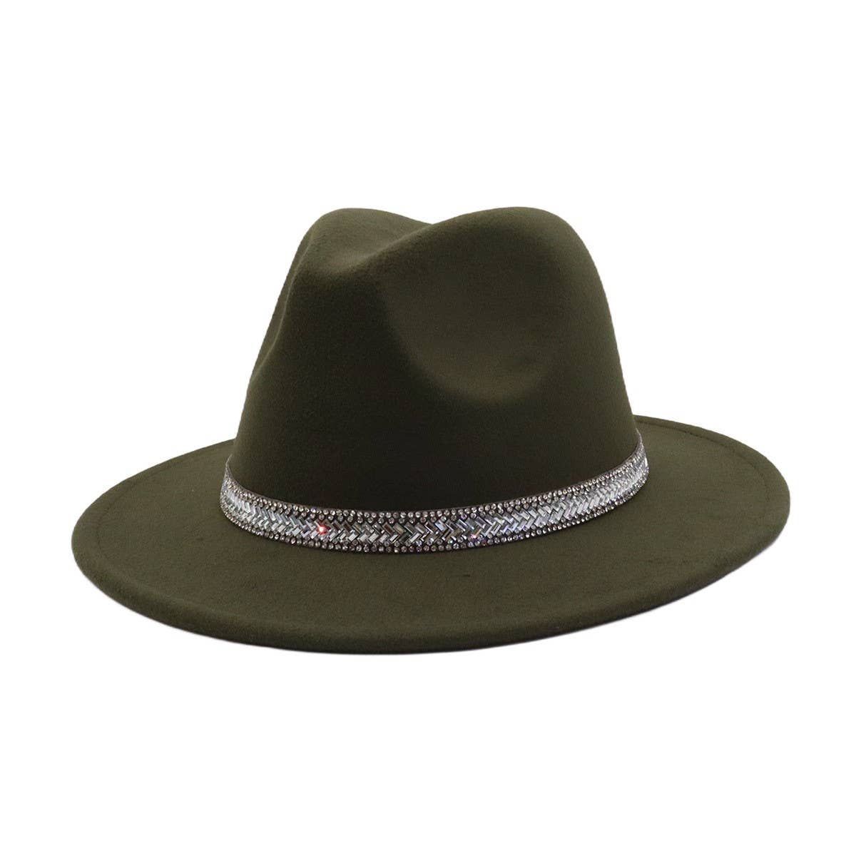 British Style Wool Fedora Hat Unisex Retro Hat_CWAH04391