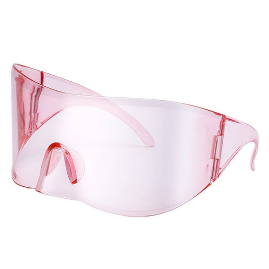 ONE-PIECE LARGE FRAME CYCLING WINDPROOF SUNGLASSES_CWASG0619