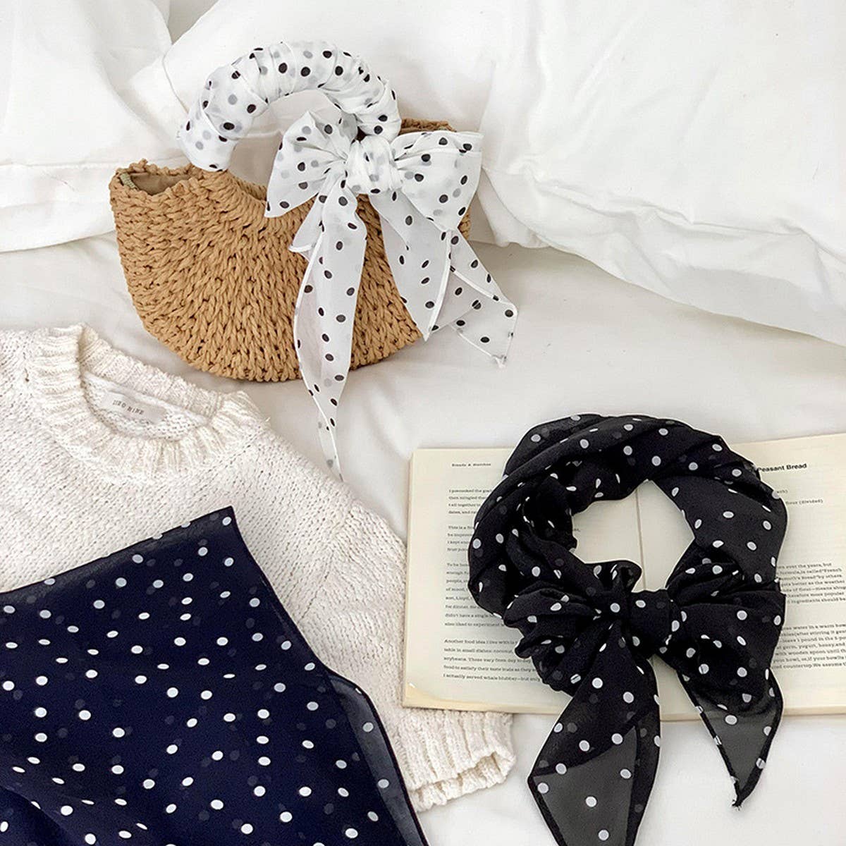 Chiffon Scarf-Versatile Neck Wrap & Hair Accessory