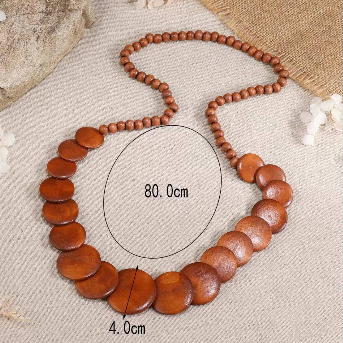 EXOTIC RETRO COCONUT SHELL SWEATER CHAIN_CWMM4394