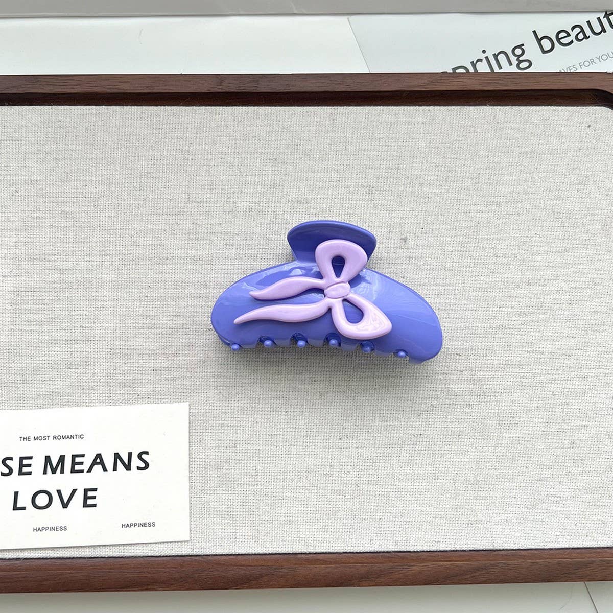 Colorful Bow Acetate Claw Clip?Y2K Hair Accessory