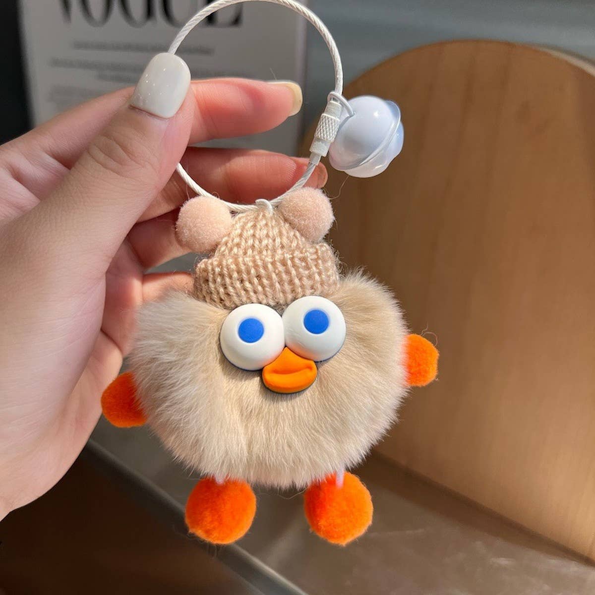 CWMM10412_CUTE  KEYCHAIN PLUSH TOY BAG CHARM