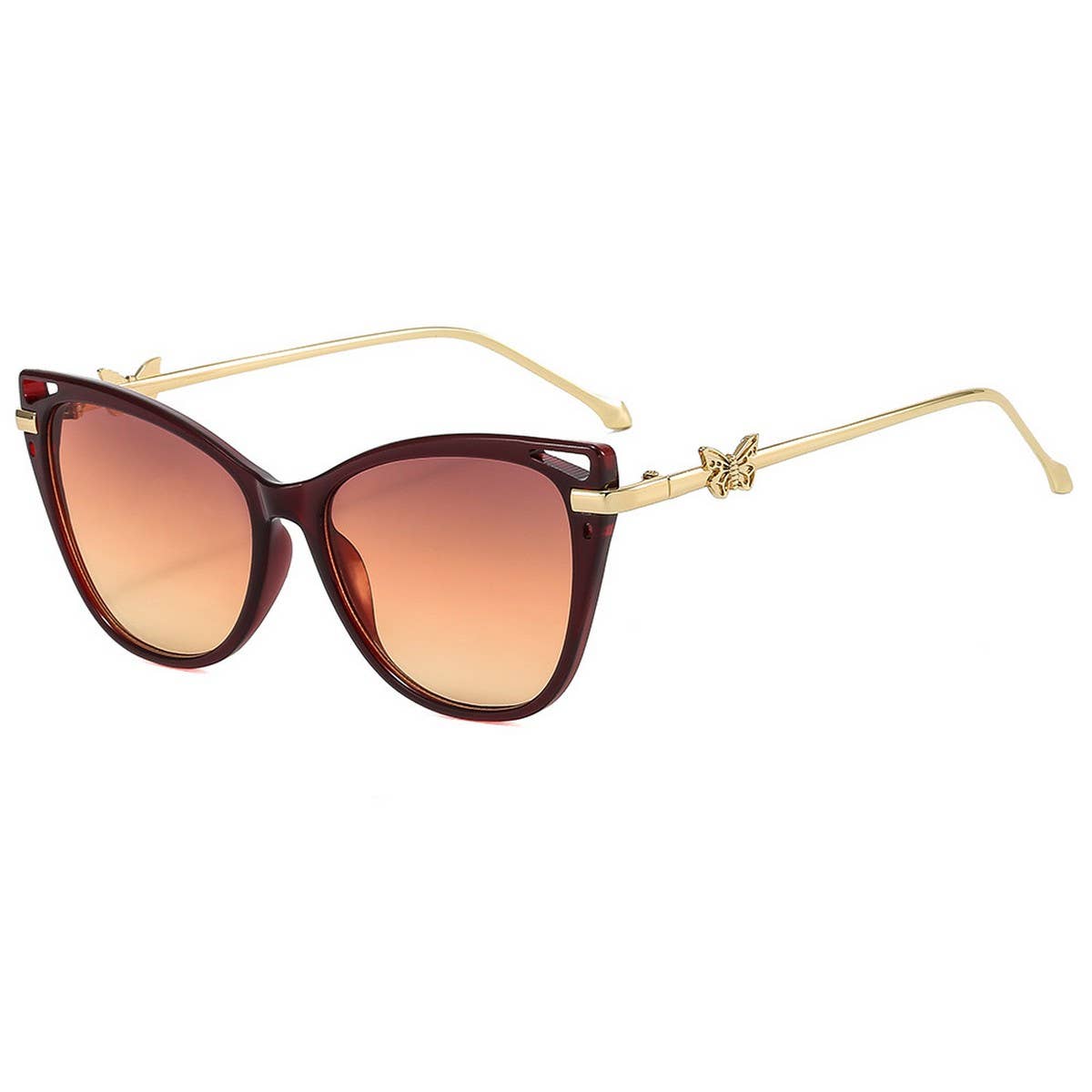 Elegant Butterfly Cat Eye Retro Fashion Sunglasses