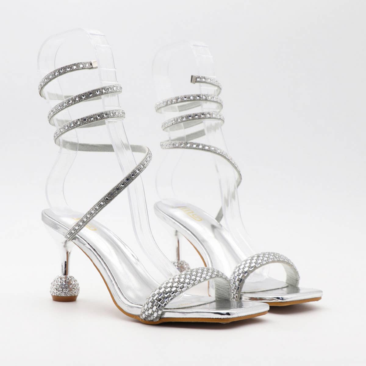 STYLISH SPIRAL STRAP HIGH HEEL SANDALS_CWSHS0598