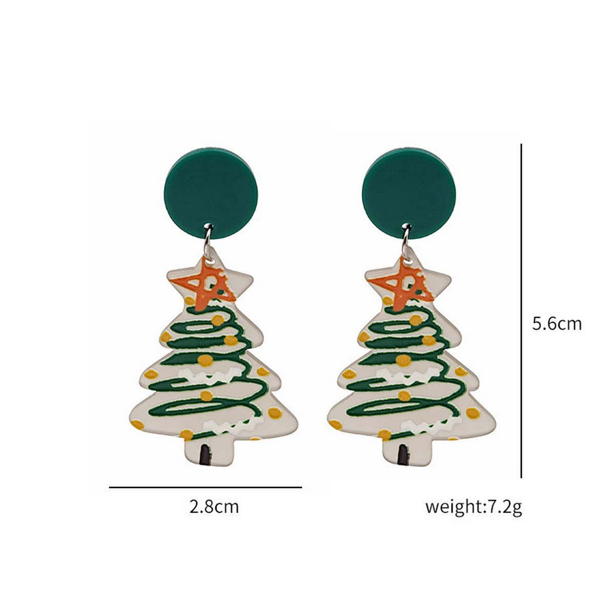 CHRISTMAS CARTOON SWEET DESIGN EARRINGS