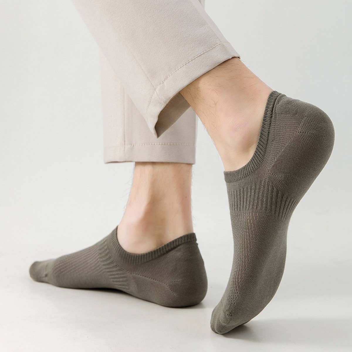 MEN'S BONELESS MESH SHALLOW INVISIBLE SOCKS