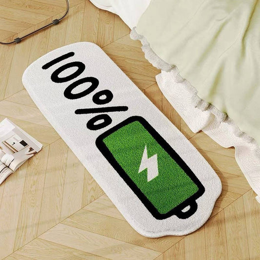 Faux Cashmere Runner Rug, Soft Thick Bedside Mat