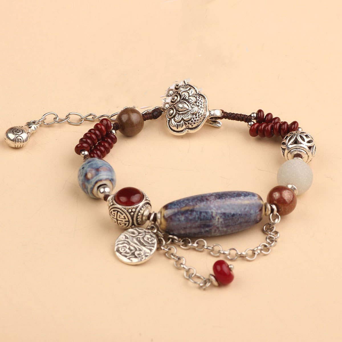 BOHEMIAN ETHNIC STYLE TASSEL RETRO BRACELET_CWAJE3964