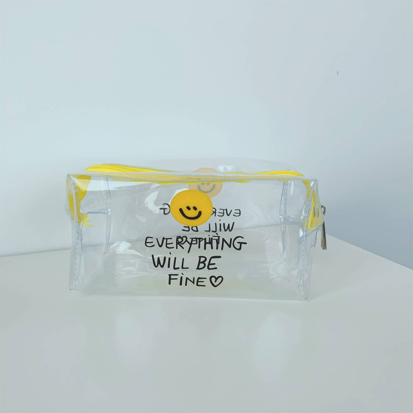 Transparent waterproof toiletry storage bag