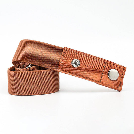 SEAMLESS WOVEN BUCKLELESS ELASTIC CANVAS BELT_CWABE0673