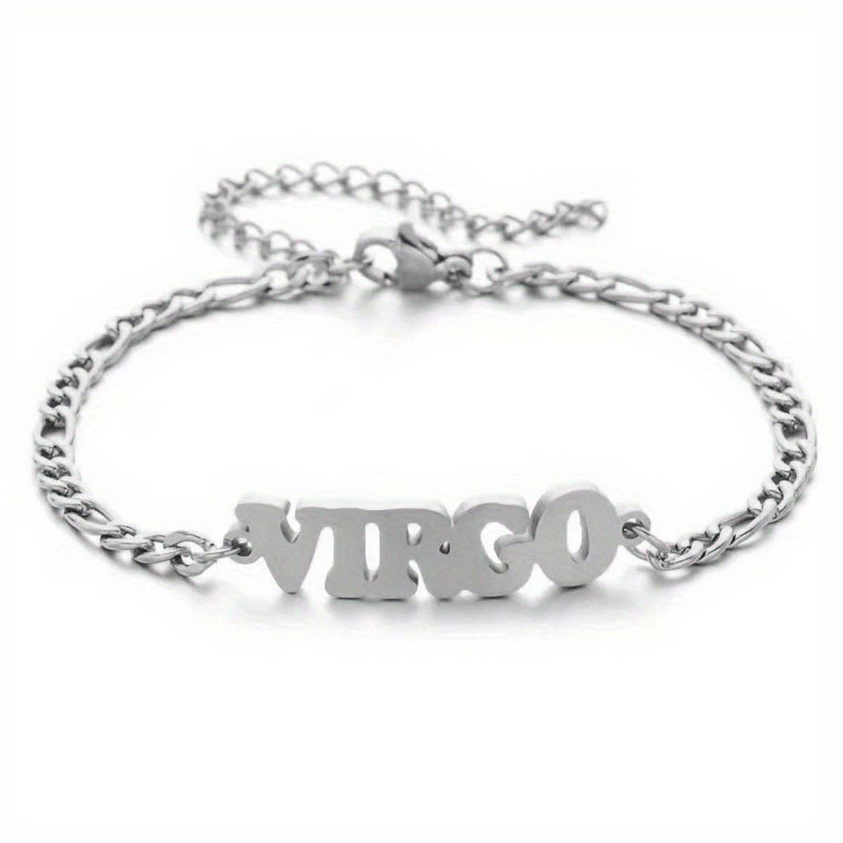 NEW STAINLESS STEEL ZODIAC PENDANT BRACELET_CWMM2716