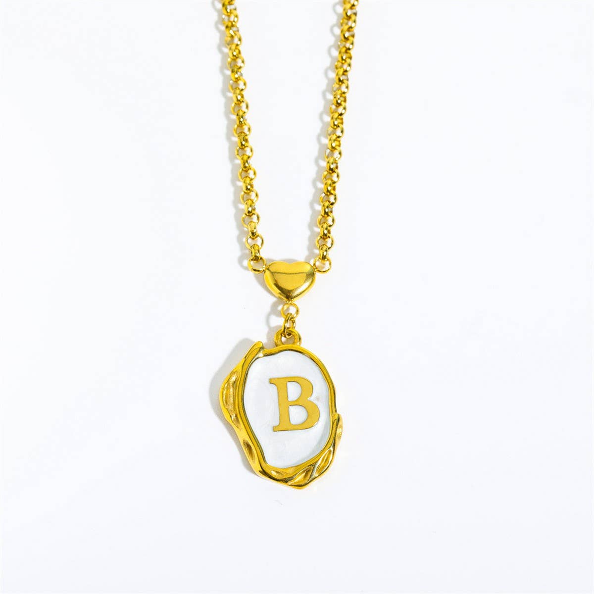 NEW 26 LETTERS OIL DROP THREE-DIMENSIONAL NECKLACE